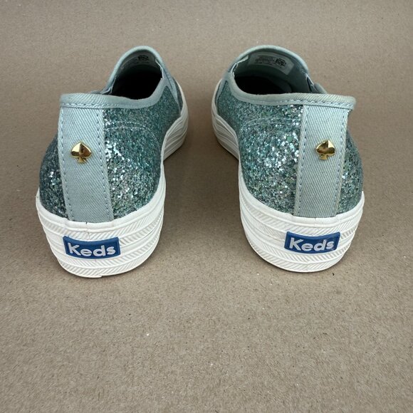 NWOT Keds for Kate Spade Triple Decker Kickstarter Glitter Sneakers, Womens 9.5 - Picture 12 of 14